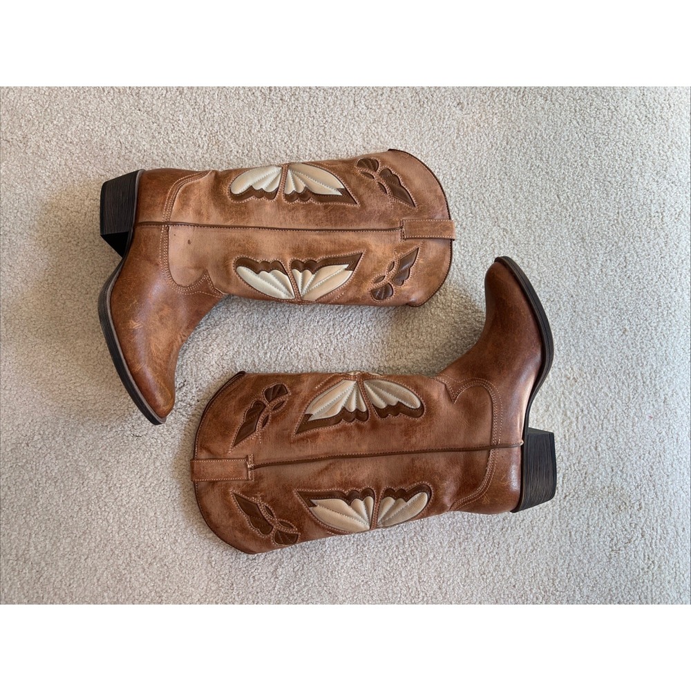 Coconuts By Matisse Monarch Butterfly Western Boots Size 7.5 M Cowgirl Western